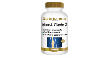 Golden Naturals Calcium & Vitamine D3 Tabletten
