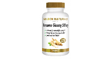 Golden Naturals Koraanse Ginseng Capsules