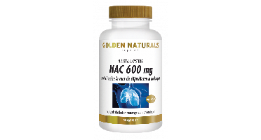 Golden Naturals NAC 600mg Capsules