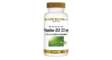 Golden Naturals Vitamine D3 25mcg Capsules