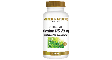 Golden Naturals Vitamine D3 75mcg Capsules