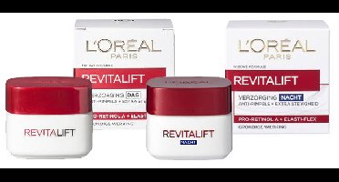 L'Oréal Paris Revitalift Dagcreme 50ml + Nachtcreme 50ml