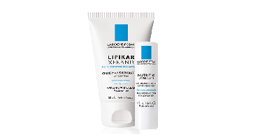 La Roche-Posay Combiset Nutritic Lippenbalsem & Lipikar Xerand Handcrème