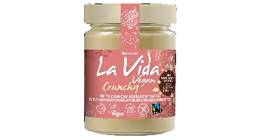 La Vida Vegan Witte Crunchy Hazelnootpasta