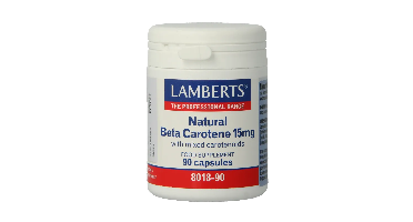 Lamberts Bèta Caroteen 15 mg Natuurlijk Capsules