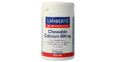 Lamberts Calcium 400mg + Vitamine D Kauwtabletten