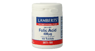 Lamberts Foliumzuur 400mcg Tabletten