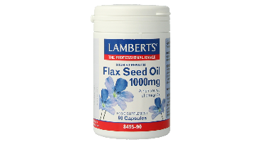 Lamberts Lijnzaadolie 1000mg Vegacapsules