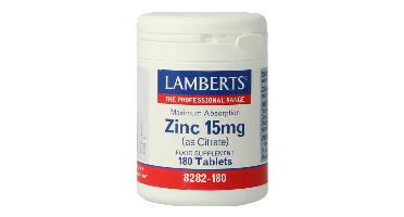 Lamberts Zink Citraat 15 mg Tabletten