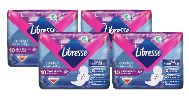 Libresse Comfort & Security Maxi Goodnight Maandverband Multiverpakking