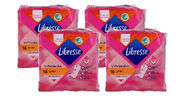 Libresse V-Protection Ultra Normal Maandverband Multiverpakking