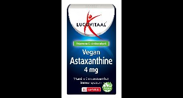 Lucovitaal Vegan Astaxanthine 4mg Capsules