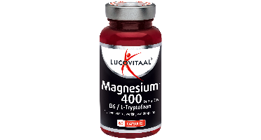 Lucovitaal Magnesium 400 met Vitamine B6 & L-Tryptofaan capsules