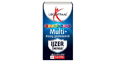 Lucovitaal Multi+ IJzer Energie Tabletten