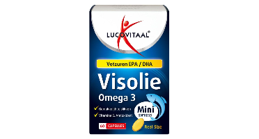 Lucovitaal Visolie Omega 3 Mini Softgels