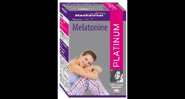 MannaVital Melatonine Platinum Smelttabletten