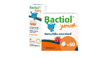 Metagenics Bactiol Baby Druppels & Bactiol Junior Kauwtabletten Combi