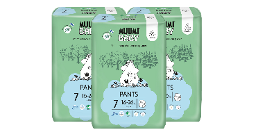 Moomin Baby Ecologische Luierbroekjes 7 Extra XL Voordeelverpakking