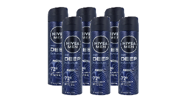 Nivea Men Deep Deodorant Spray Voordeelverpakking