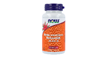 NOW Bèta-caroteen Natuurlijk 25.000 IE Softgels