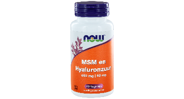 NOW MSM en Hyaluronzuur Capsules
