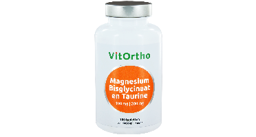 Vitortho Magnesium Bisglycinaat en Taurine 100mg Tabletten