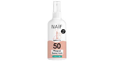 Naif Baby & Kids Mineral Sunscreen Spray 0% perfume SPF50