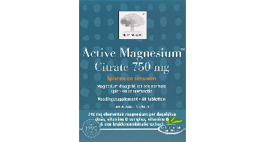 New Nordic Active Magnesium Citrate 750mg Tabletten