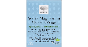 New Nordic Active Magnesium Malate 800mg Tabletten