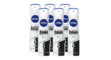 Nivea Black & White Invisible Fresh Deodorant Spray Voordeelverpakking