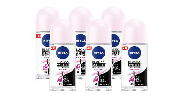 Nivea Black & White Invisible Original Roll-on Voordeelverpakking
