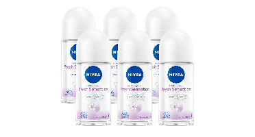 Nivea Fresh Sensation Antbacterial Deoroller Multiverpakking