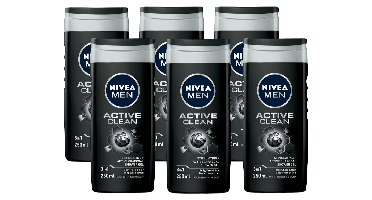 Nivea Men Active Clean Shower Gel Voordeelverpakking