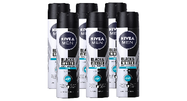 Nivea Men Black & White Invisible Fresh Deodorant Spray Voordeelverpakking