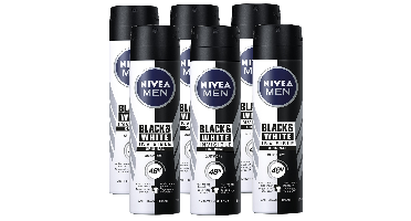 Nivea Men Black & White Invisible Original Deodorant Spray Voordeelverpakking