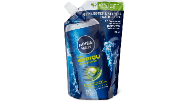 Nivea Men Energy 3-in-1 Douchegel Navulling
