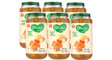 Olvarit 12m+ Pompoen Kip Pasta