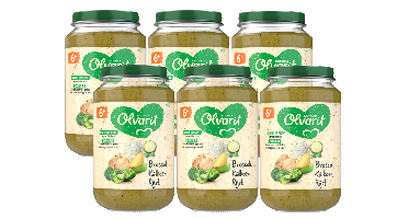 Olvarit 6m+ Broccoli Kalkoen Rijst