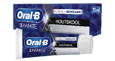 Oral B White Houtskool Tandpasta