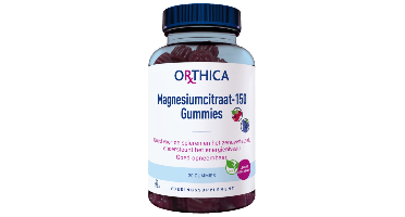 Orthica Magnesiumcitraat 150 Gummies