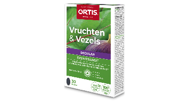 Ortis Vruchten & Vezels Regular Darmtransit Tabletten