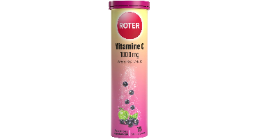 Roter Vitamine C 1000mg Weerstand Zwarte Bes Appel Bruistabletten