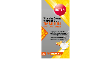 Roter Vitamine C & D Immuun Bruistabletten
