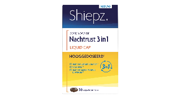 Shiepz Nachtrust 3 in 1 Hooggedoseerd Capsules