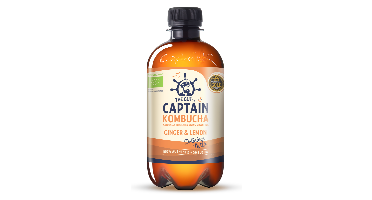The GUTsy Captain Kombucha Ginger & Lemon