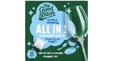 The Good Witch Bright & Refreshing All In 1 Dishwasher Tablets