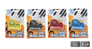 Van Manen Piano Memory Game Sleutelhanger