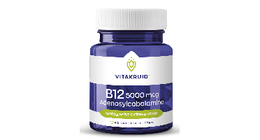 Vitakruid B12 5000 mcg Actief Adenosylcobalamine Tabletten
