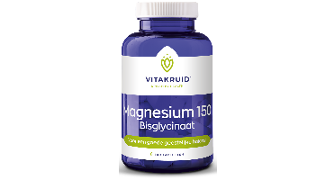 Vitakruid Magnesium 150 Bisglycinaat met 200mg L-Taurine Tabletten