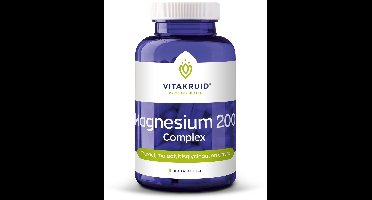 Vitakruid Magnesium 200 Complex Tauraat Malaat Bisglycinaat 180